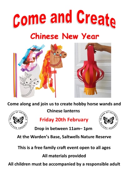 Friends of Saltwells Nature Reserve - Come and Create: Chinese New Year